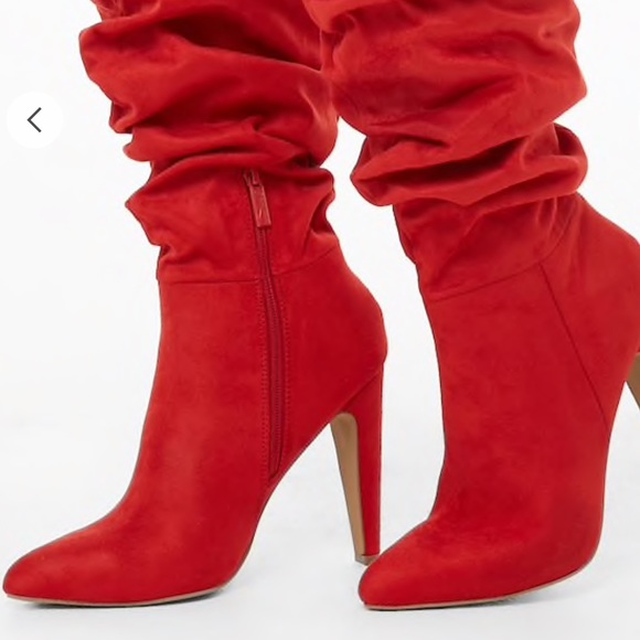 Slouchy Faux Suede Boots forever21 - Picture 6 of 8
